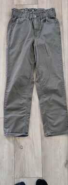 Express Olive High-Rise Paperbag Ankle Pants